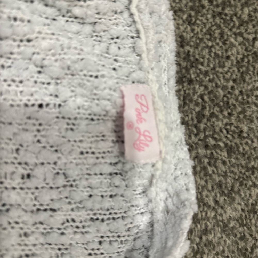 Pink Lily Ivory Knit Sweater